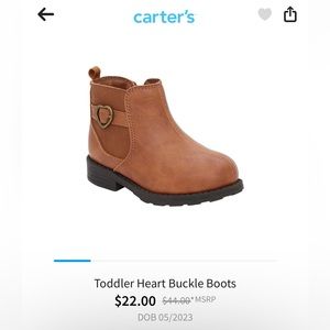 Carters brown ankle boots